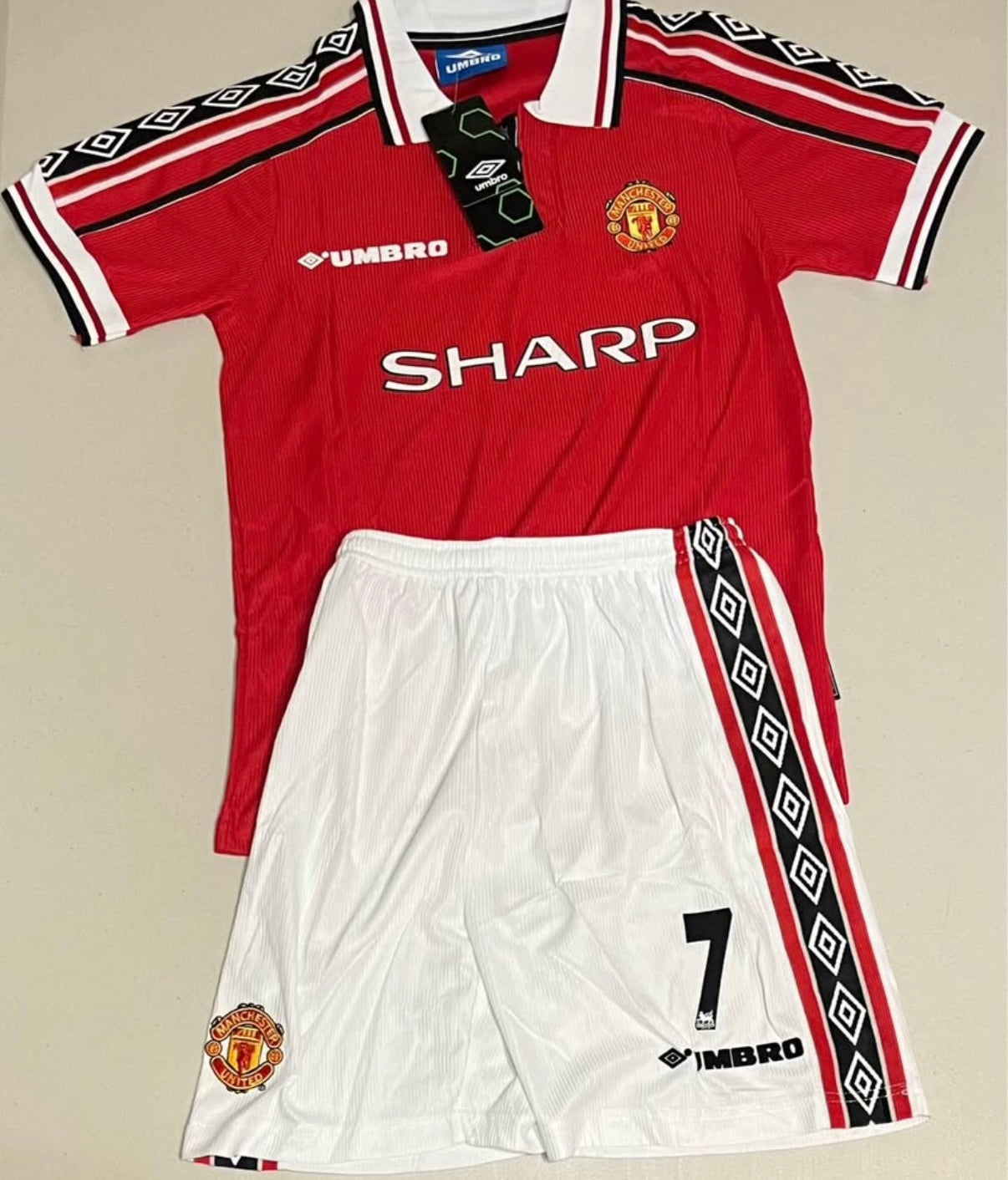 BECKHAM MAN U KIDS RETRO SET