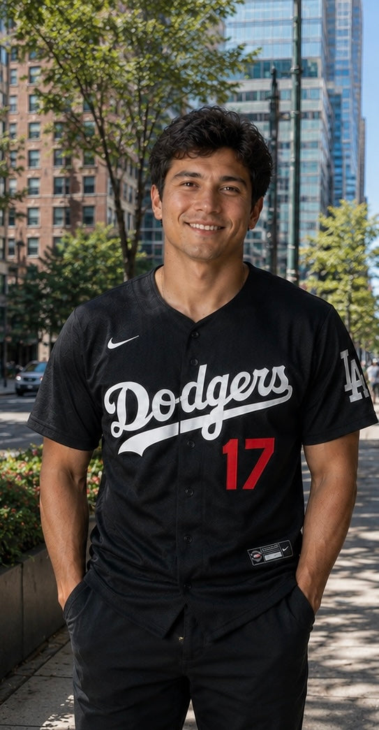 OHTANI BLACK LA DODGERS MLB JERSEY