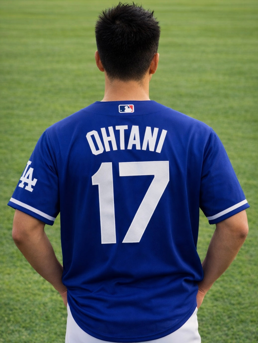 OHTANI BLUE LA DODGERS BASEBALL JERSEY
