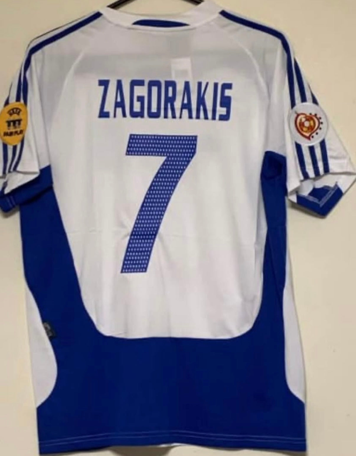 ZAGORAKIS 2004 GREECE EURO AWAY JERSEY