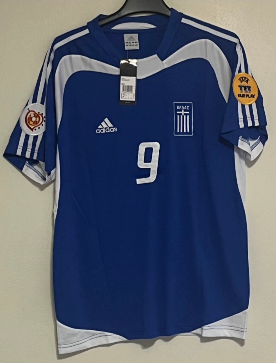 CHARISTEAS GREECE 2004 HOME JERSEY