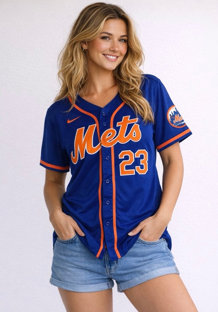 BAEZ NEW YORK METS BASEBALL JERSEY