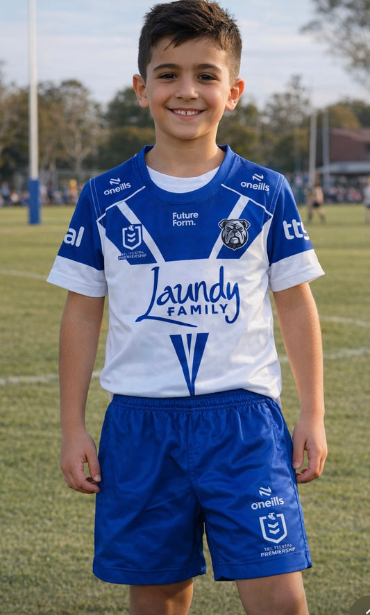 CANTERBURY BULLDOGS 2026 NRL HOME KIDS SET