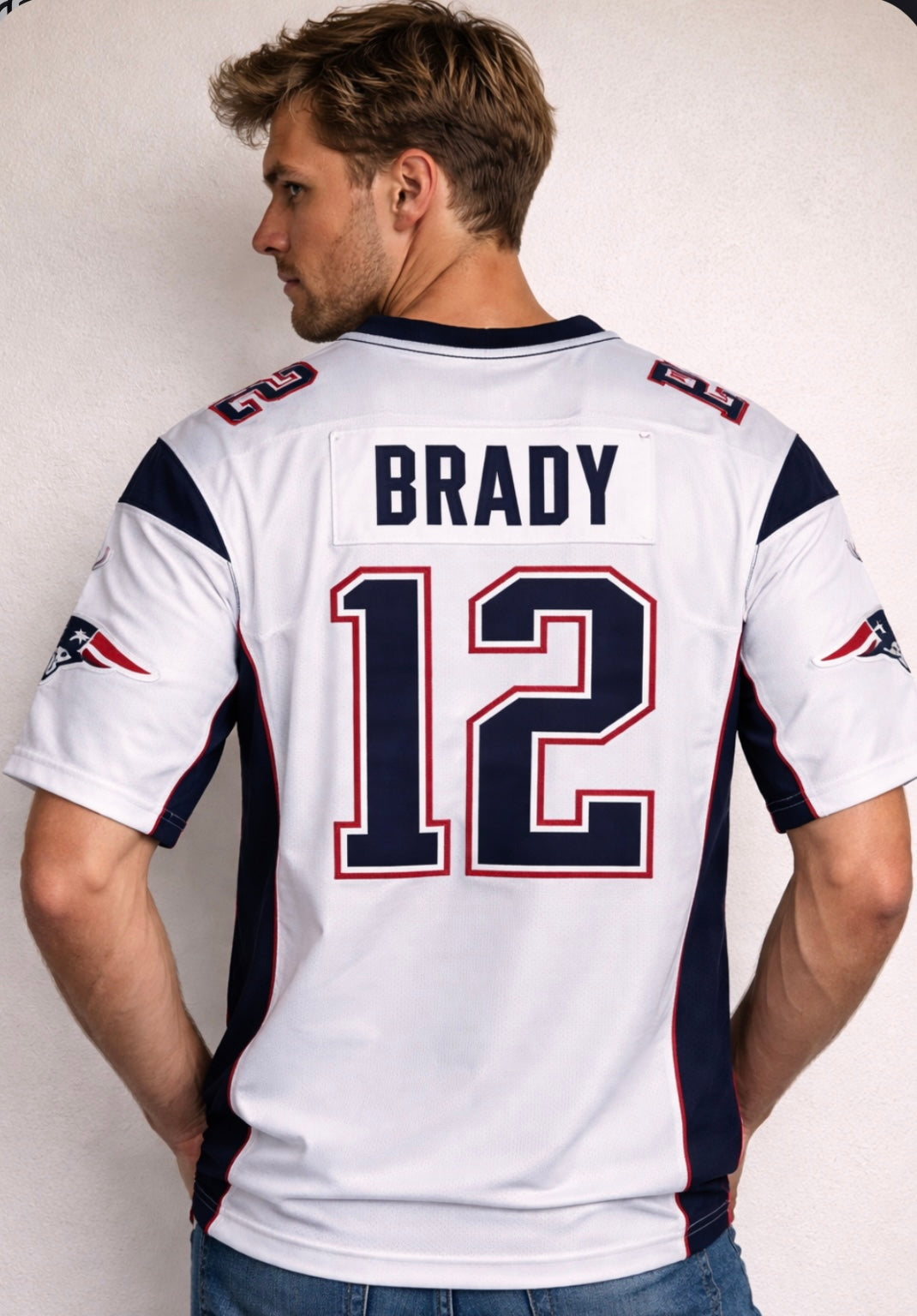 TOM BRADY PATRIOTS NFL SUPERBOWL JERSEY