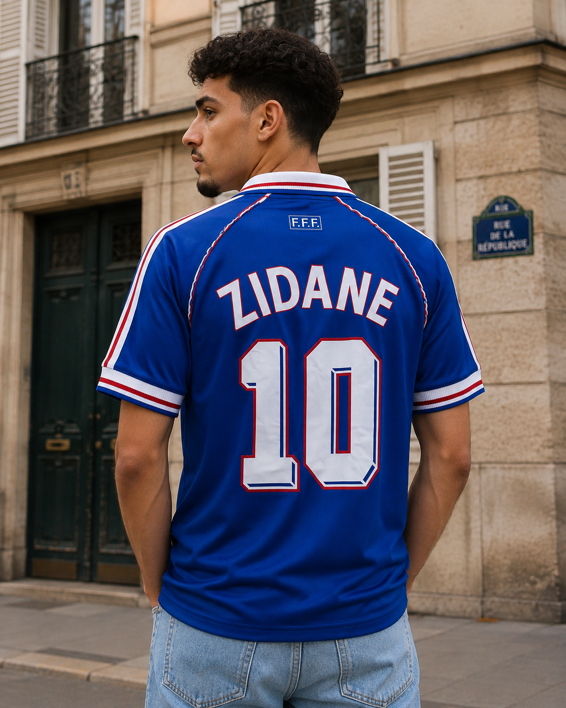 ZIDANE 1998 FRANCE WORLD CUP JERSEY