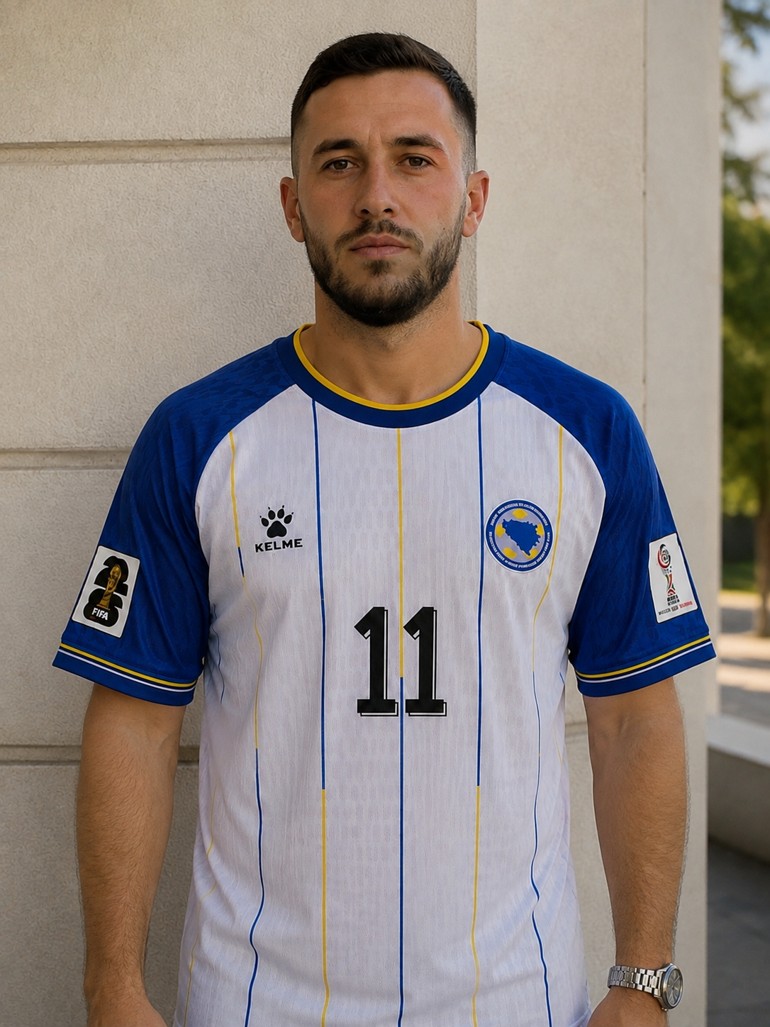 DZEKO BOSNIA 2026 AWAY JERSEY