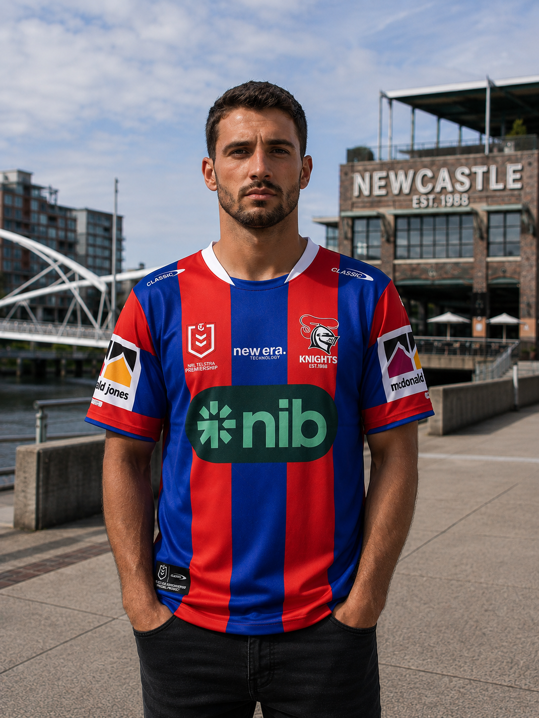 NEWCASTLE KNIGHTS NRL 2026 HOME JERSEY