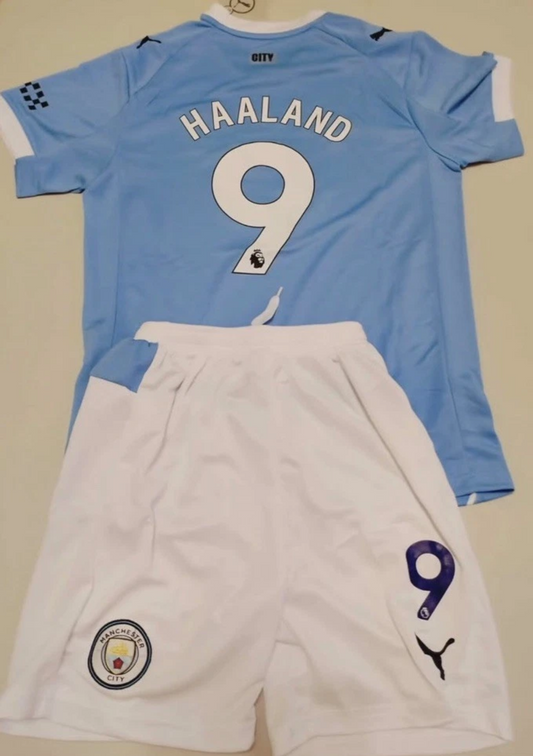 HAALAND MAN CITY HOME 25/26 KIDS SET