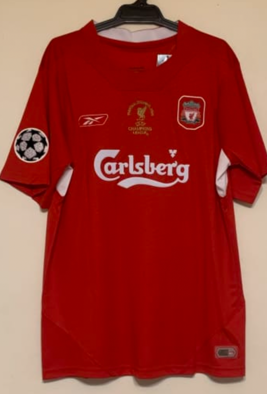 HARRY KEWELL 2005 LIVERPOOL CHAMPIONS LEAGUE FINAL JERSEY