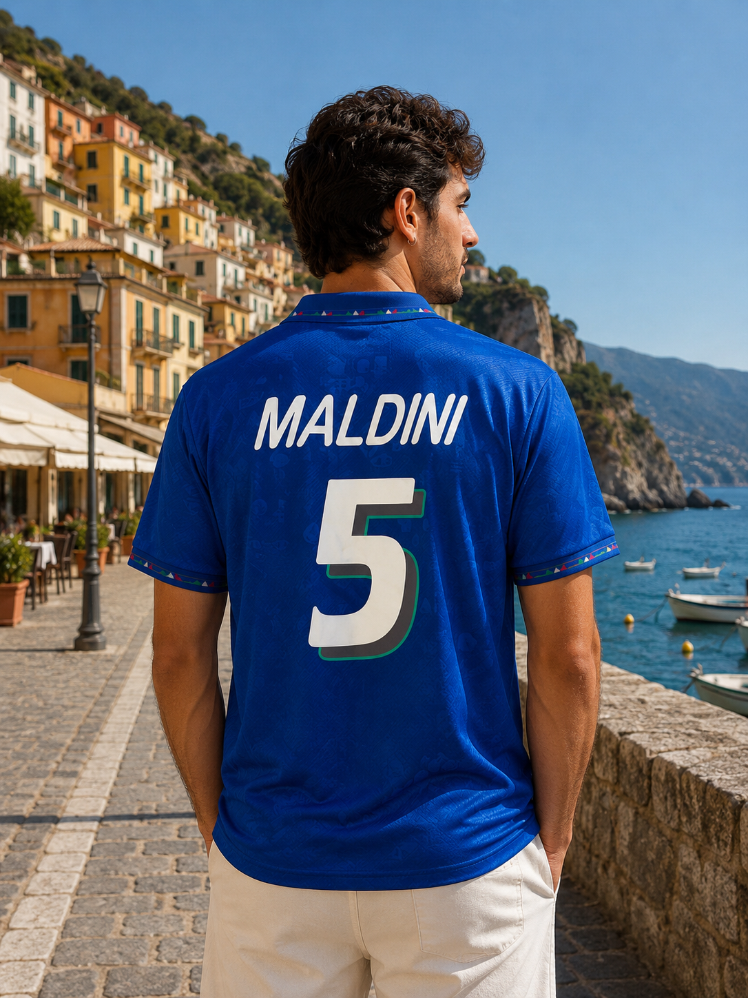MALDINI 1994 ITALY WORLD CUP JERSEY