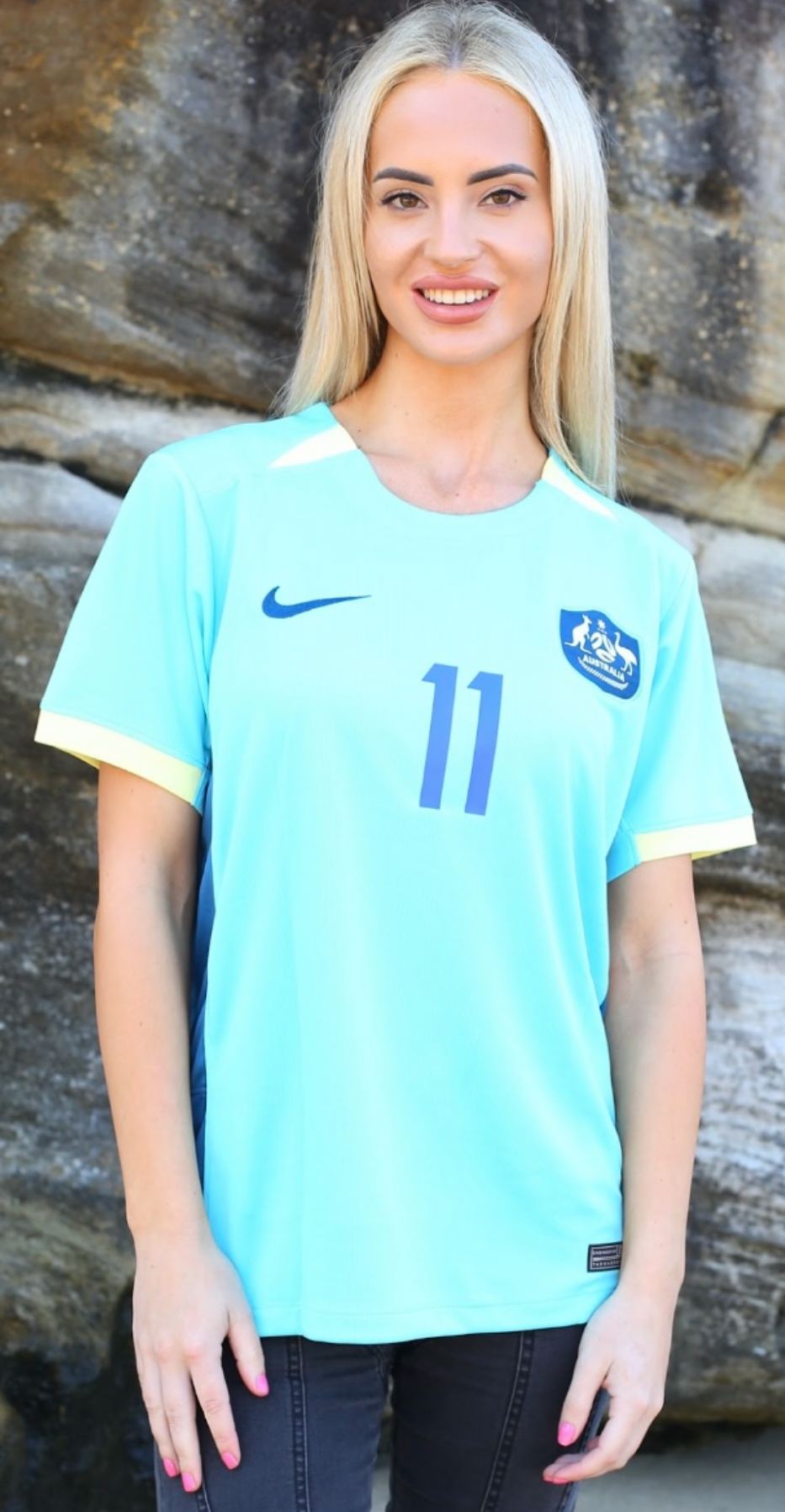 MARY FOWLER 11 AWAY 2023 WCUP WOMENS JERSEY