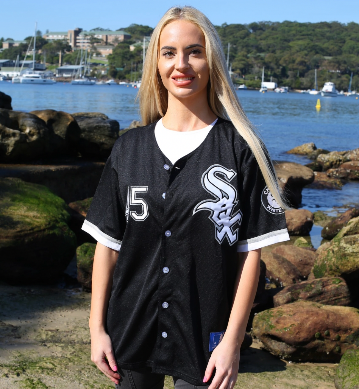 MICHAEL JORDAN BLACK SOX BASEBALL JERSEY