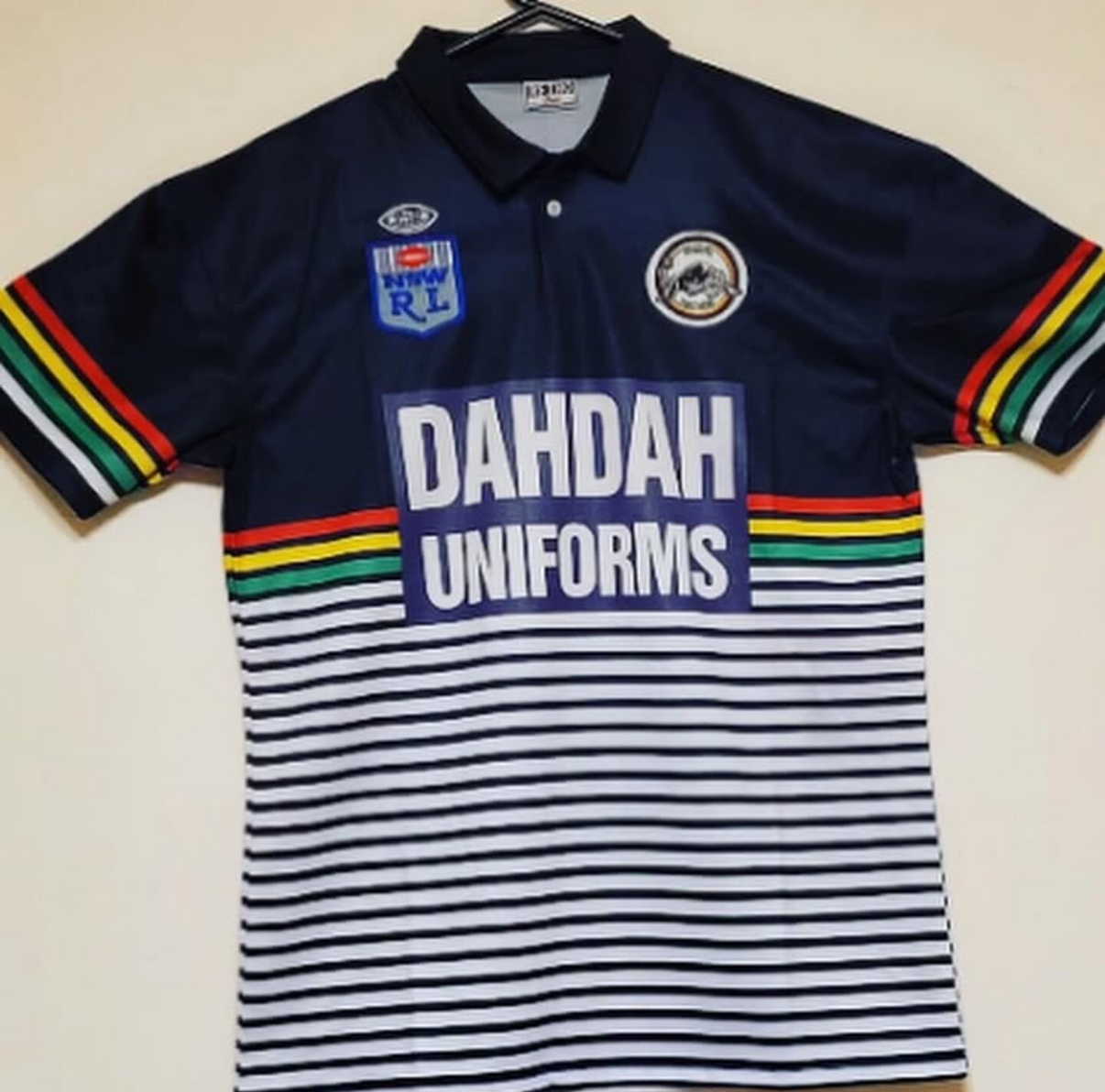 PENRITH PANTHERS 1991 POLY NSW NRL JERSEY