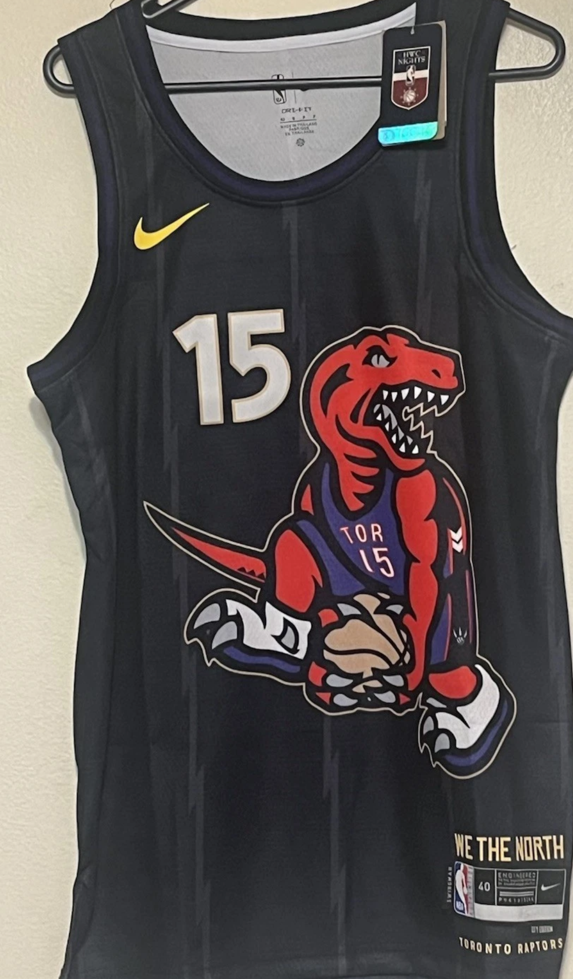 VINCE CARTER TORONTO RAPTORS JERSEY