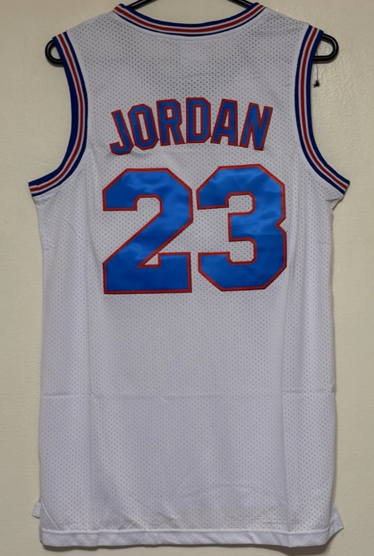 Jordan white Space Jam jersey