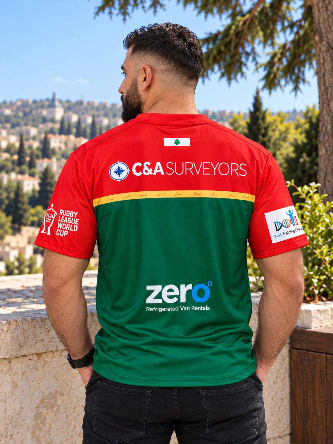 LEBANON 2026 RUGBY LEAGUE WORLD CUP JERSEY