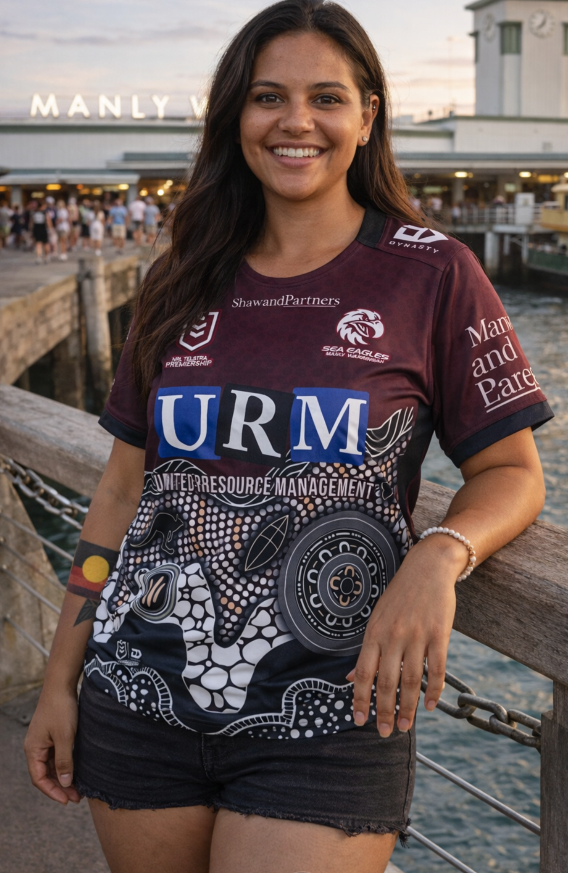 MANLY SEA EAGLES NRL INDIGENOUS JERSEY