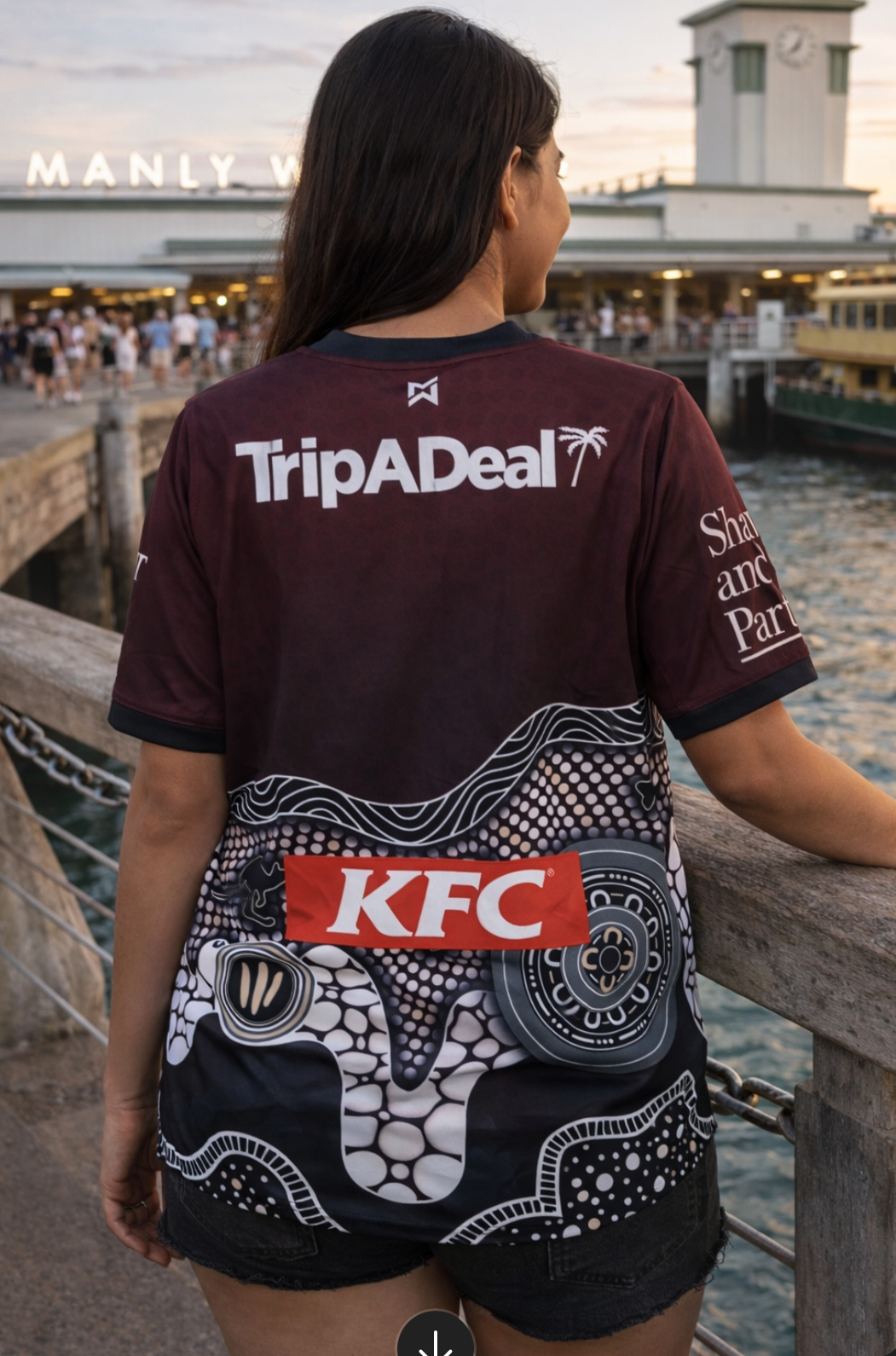 MANLY SEA EAGLES NRL INDIGENOUS JERSEY