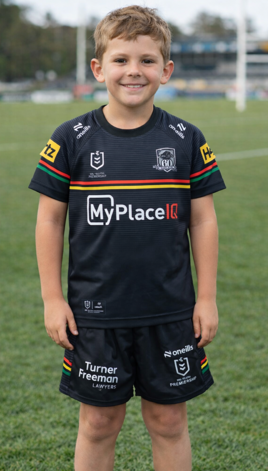 PENRITH PANTHERS 2026 KIDS HOME JERSEY/SHORTS SET