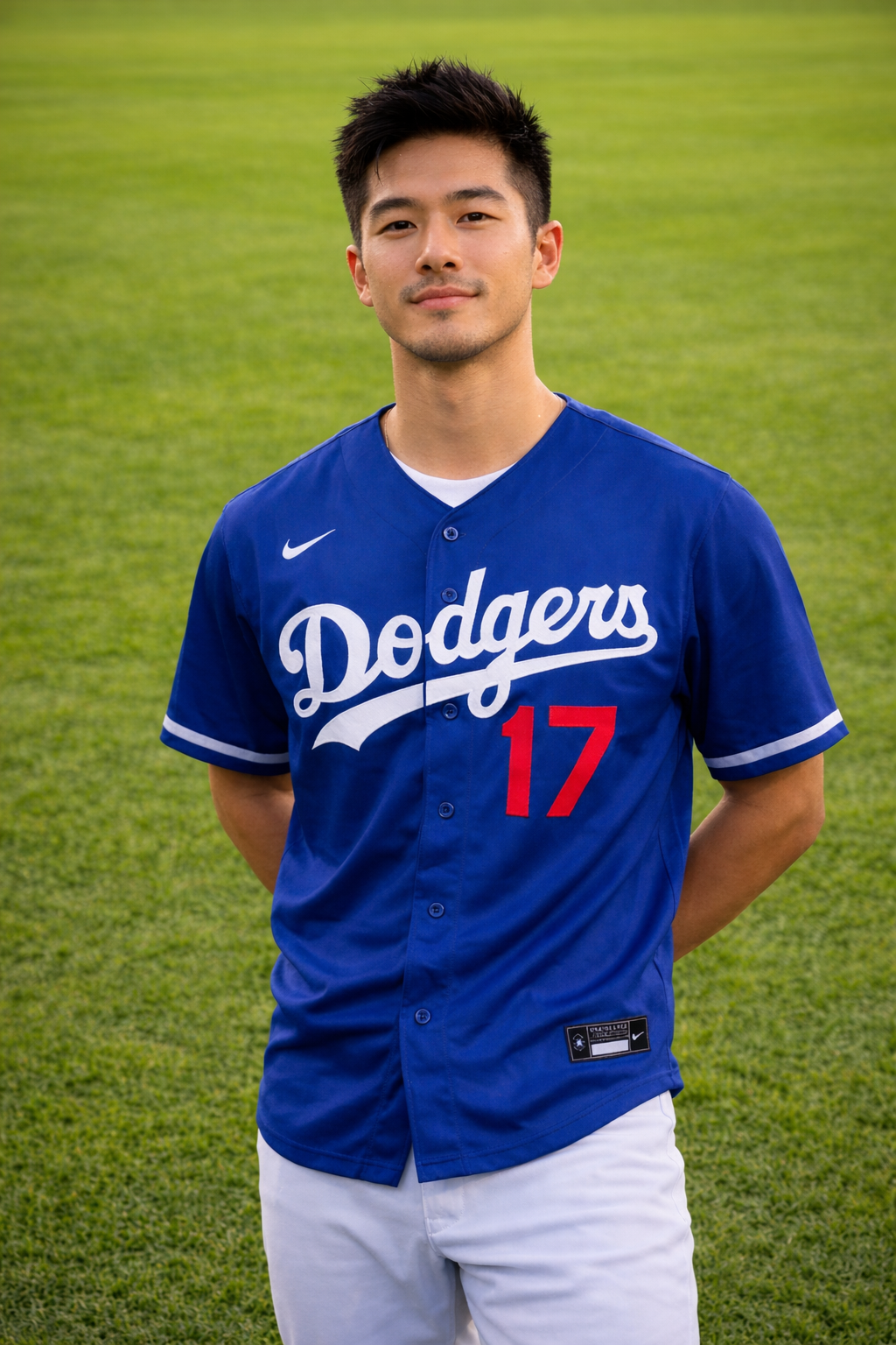 OHTANI BLUE LA DODGERS BASEBALL JERSEY