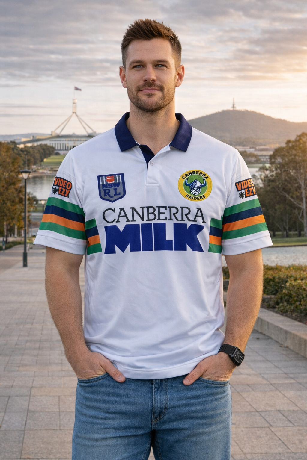 CANBERRA RAIDERS 1994 AWAY JERSEY