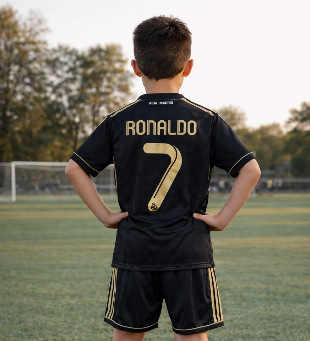 RONALDO 11/12 REAL MADRID AWAY KIDS SET