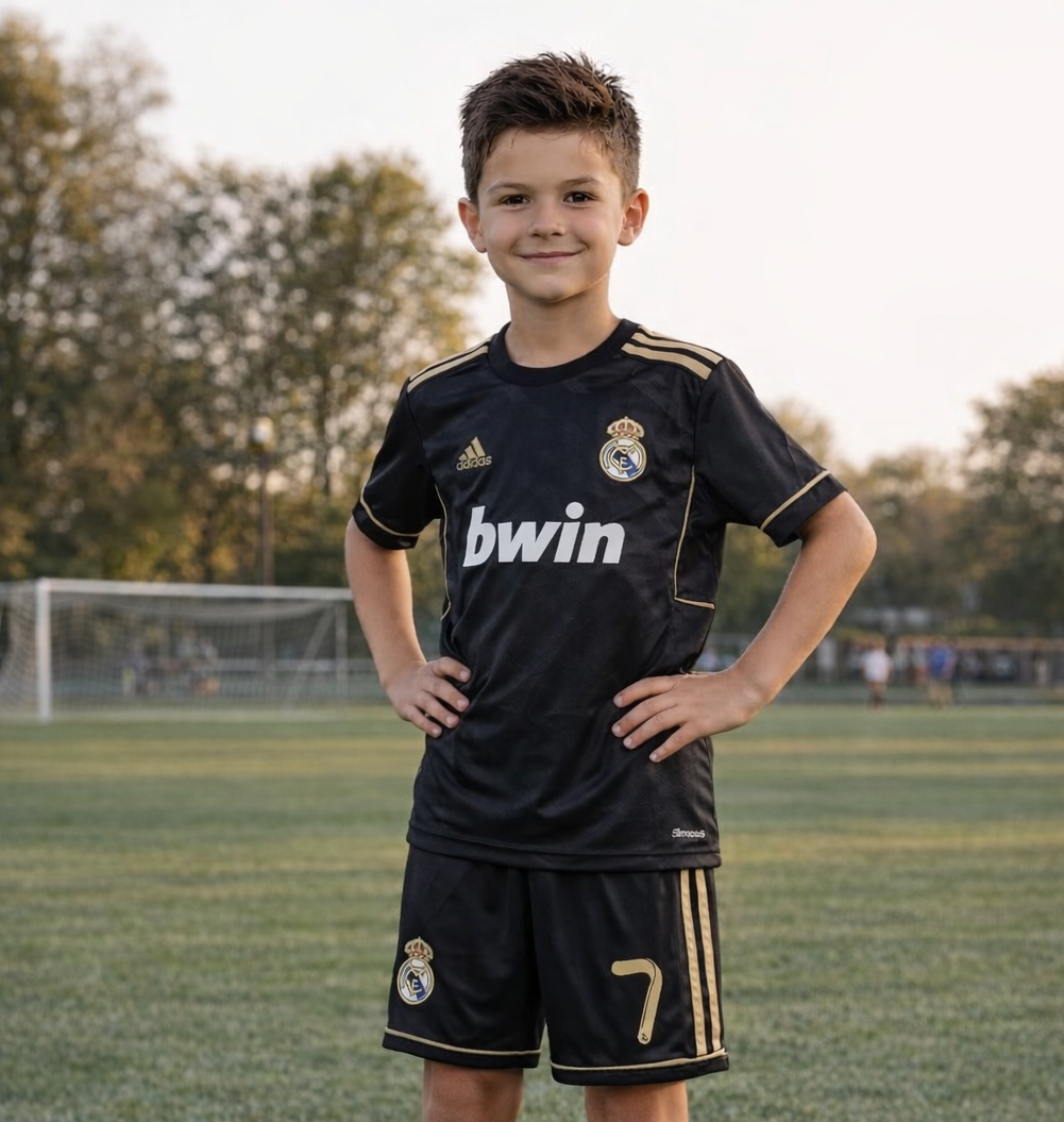 RONALDO 11/12 REAL MADRID AWAY KIDS SET