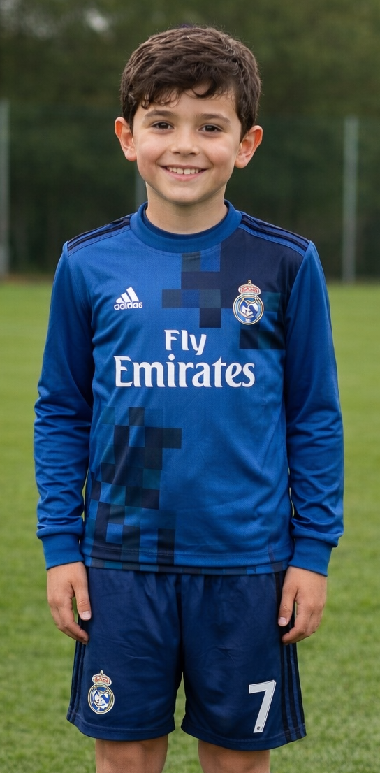 RONALDO 2016/2017 REAL MADRID LONG SLEEVE KIDS SET