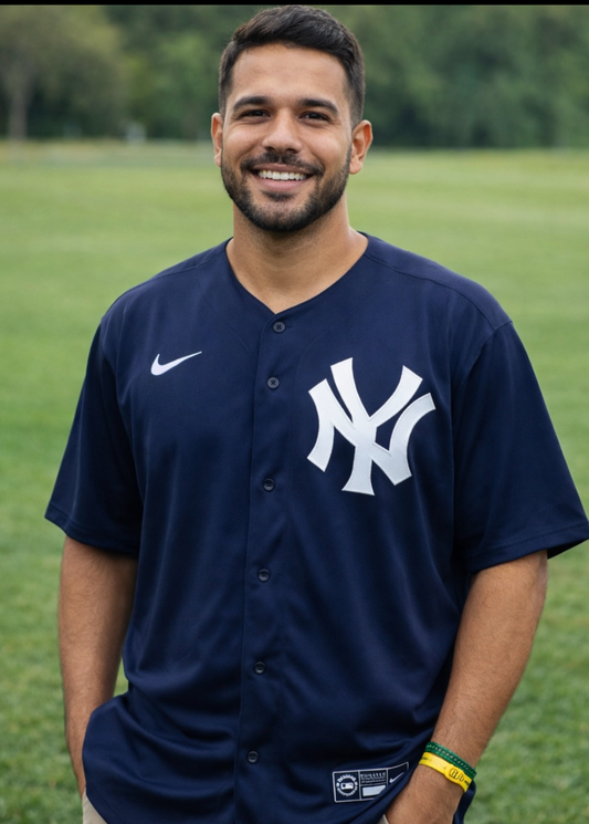ALEX RODRIGUEZ YANKEES NAVY BASEBALL JERSEY
