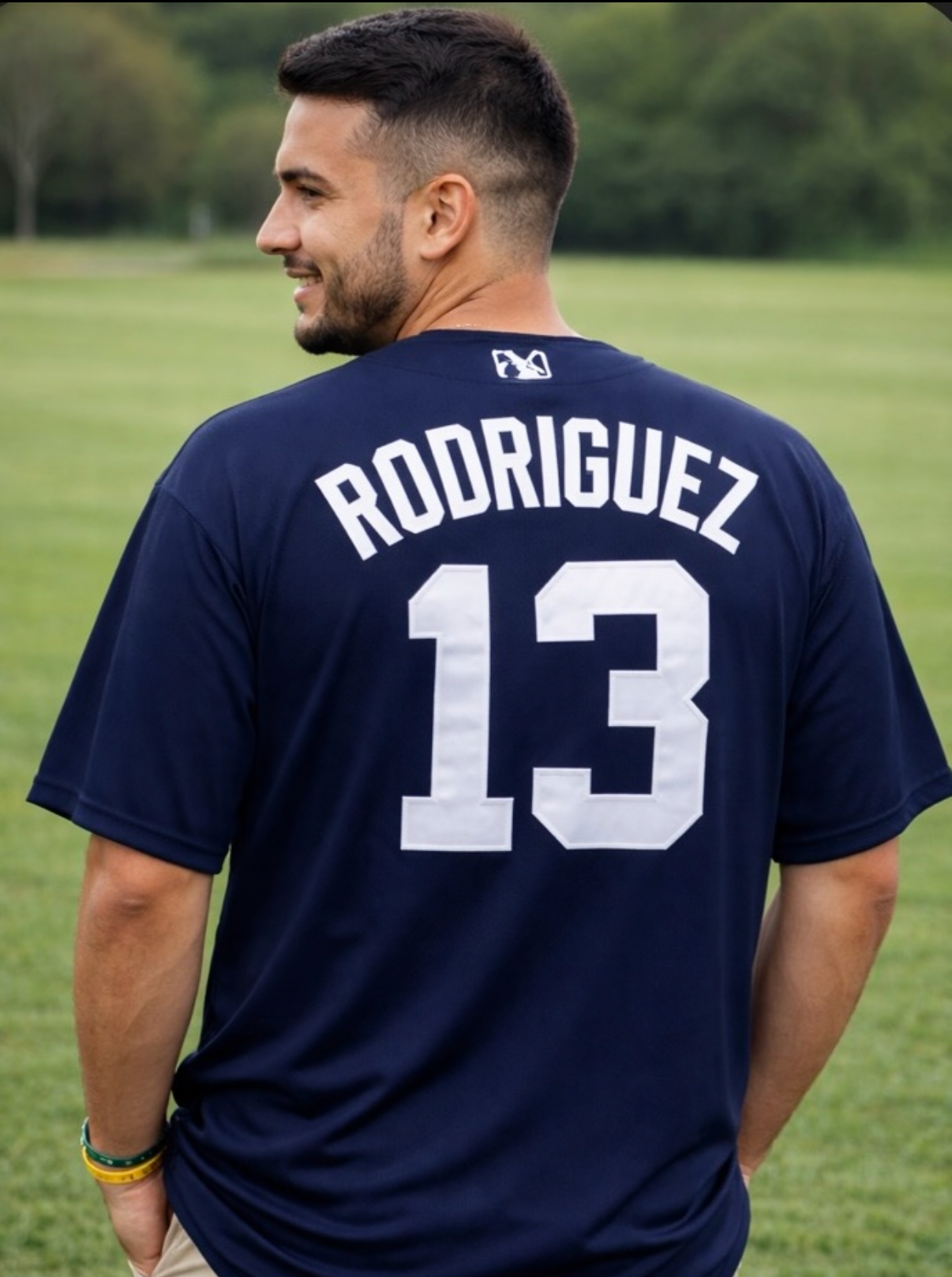 ALEX RODRIGUEZ YANKEES NAVY BASEBALL JERSEY
