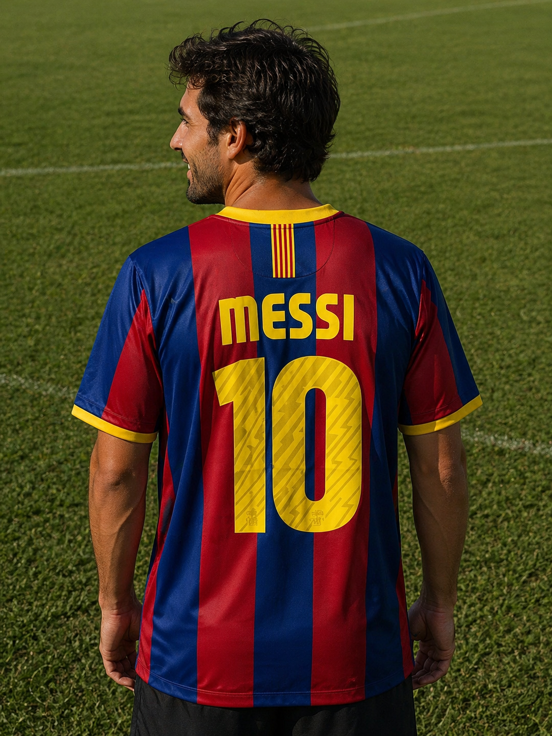 MESSI BARCELONA FC RETRO JERSEY