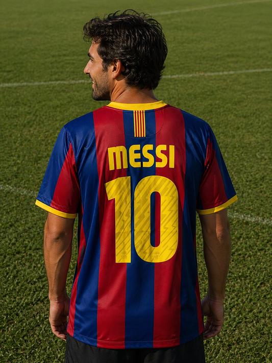 MESSI BARCELONA FC RETRO JERSEY