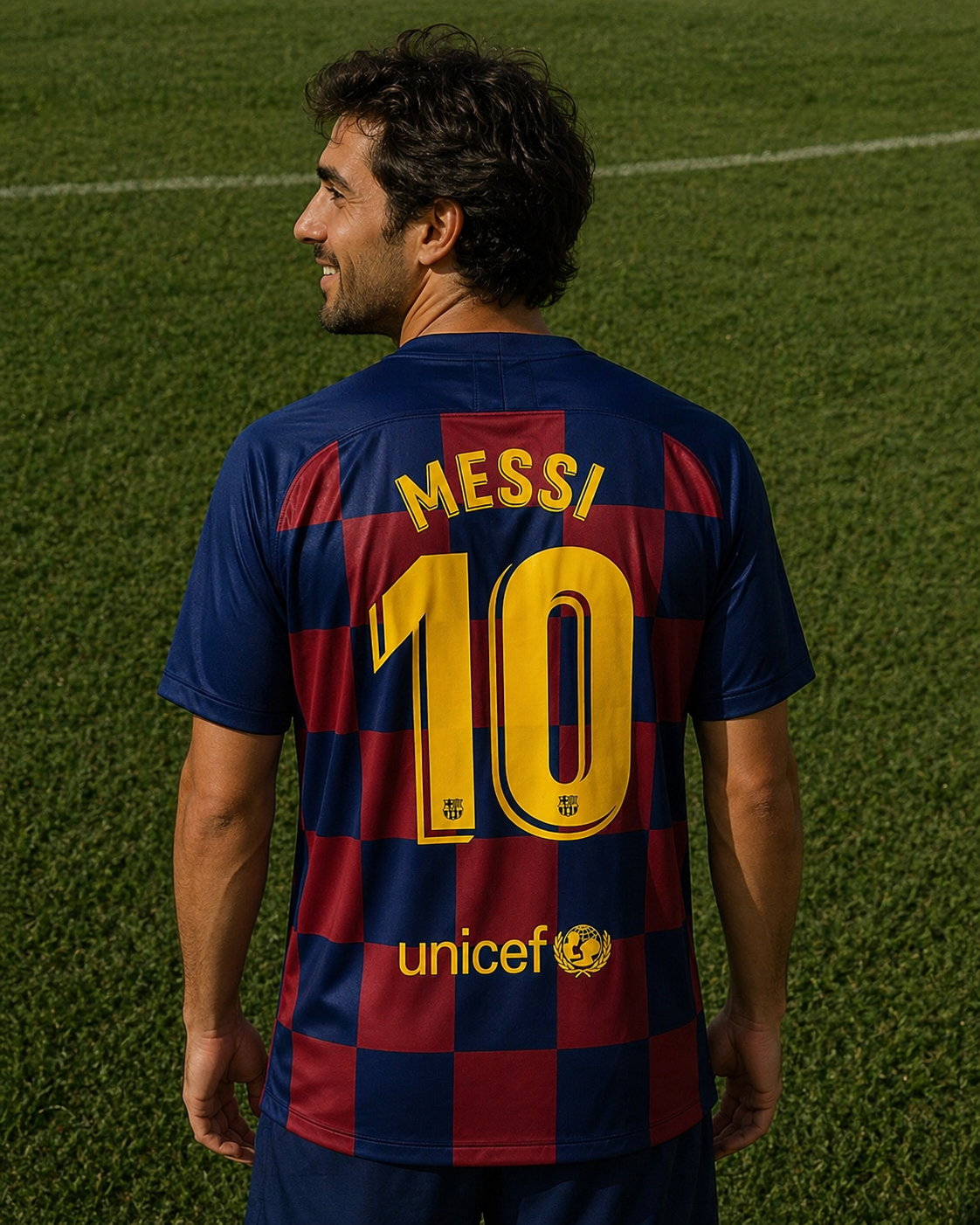 MESSI BARCELONA FC RETRO JERSEY