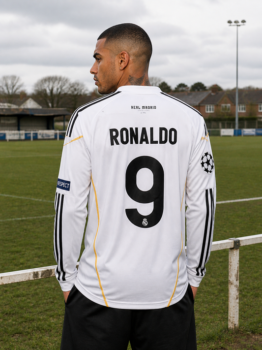RONALDO NAZARIO REAL MADRID LONG SLEEVE JERSEY