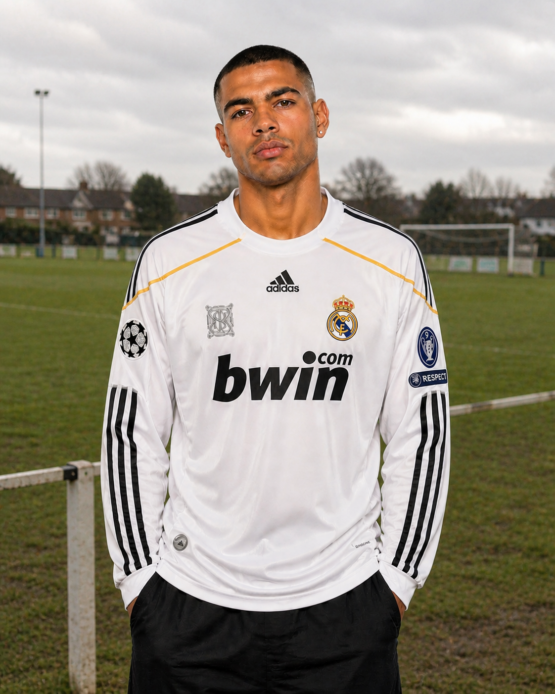 RONALDO NAZARIO REAL MADRID LONG SLEEVE JERSEY