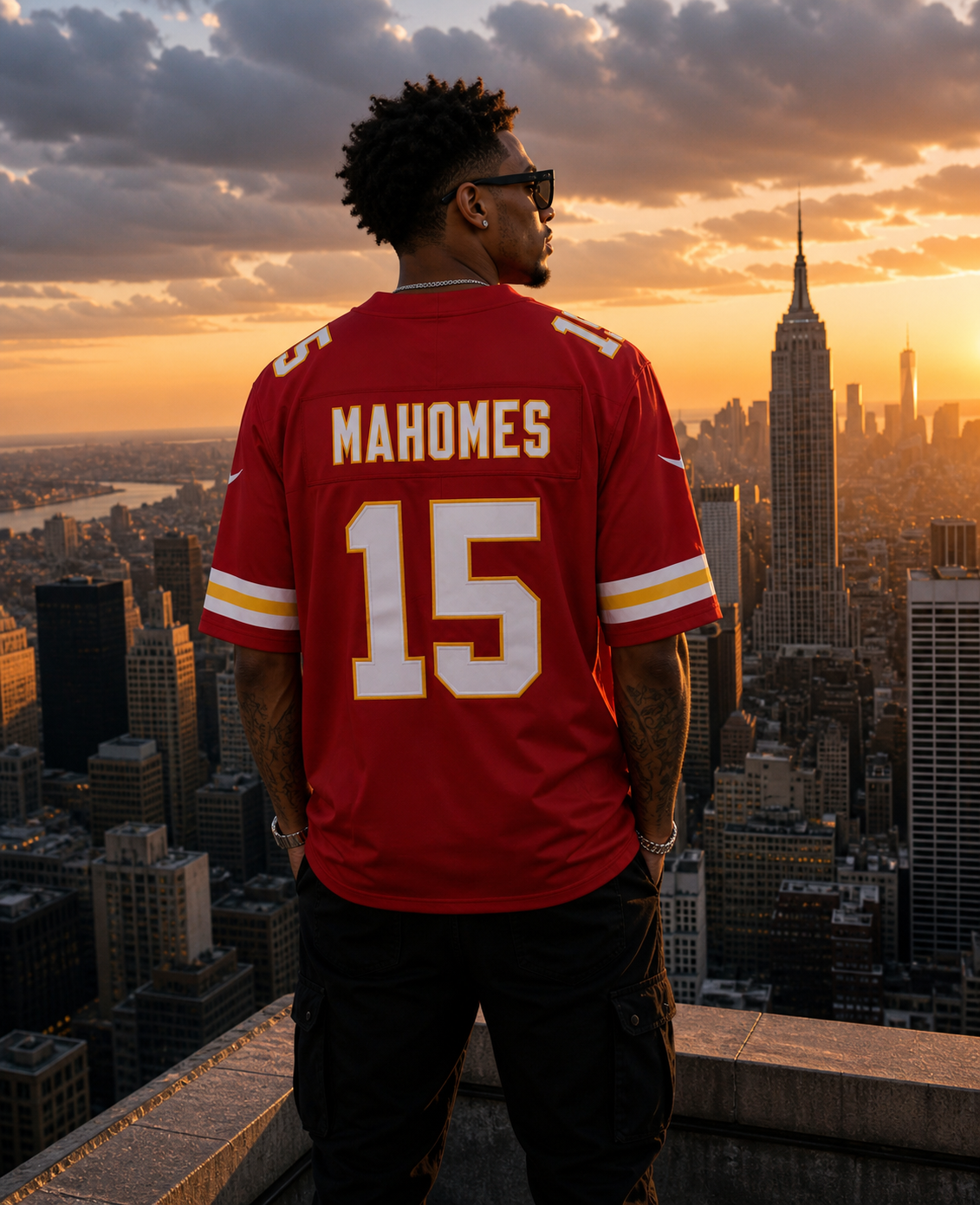 PATRICK MAHOMES CHIEFS SUPERBOWL JERSEY SIZES M-3XL RNGE