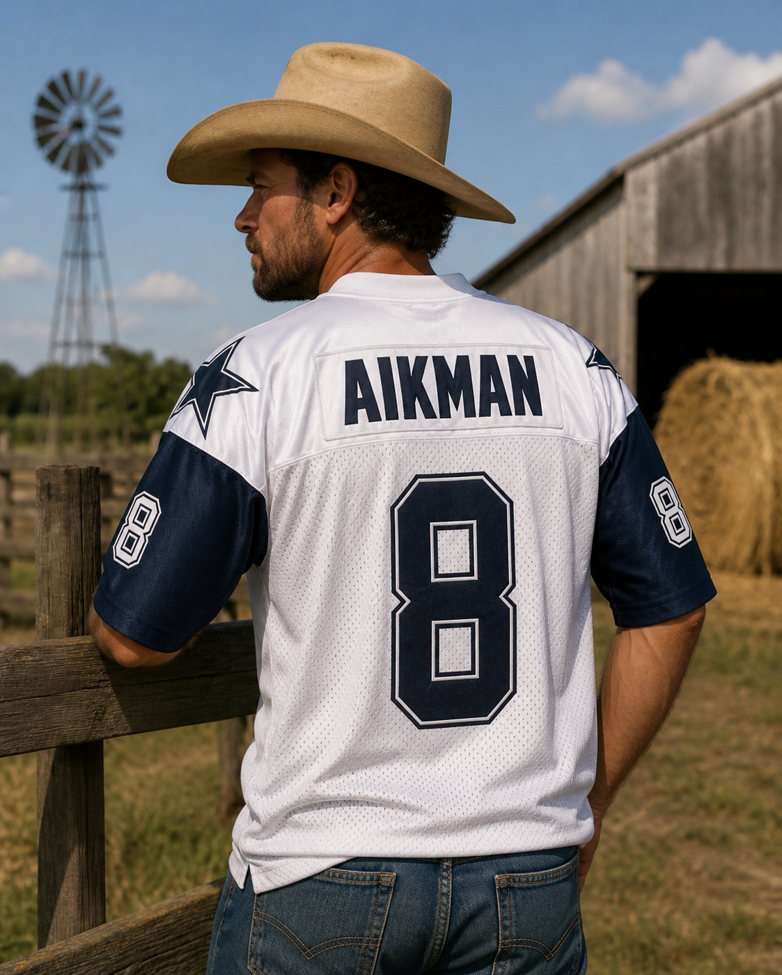 AIKMAN 1994 COWBOYS NFL RETRO JERSEY