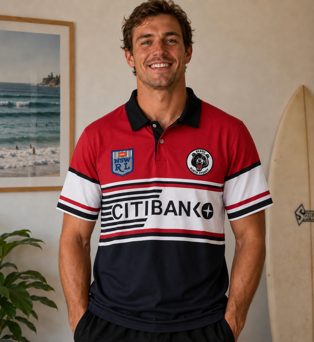 NORTHS SYDNEY BEARS NSW RL 1994 JERSEY