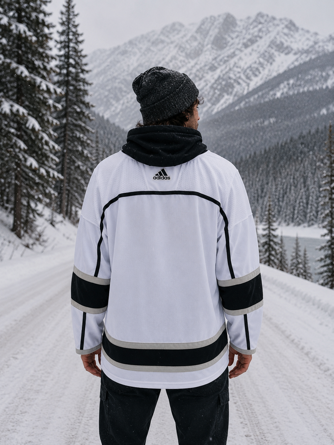 LA KINGS WHITE NHL JERSEY