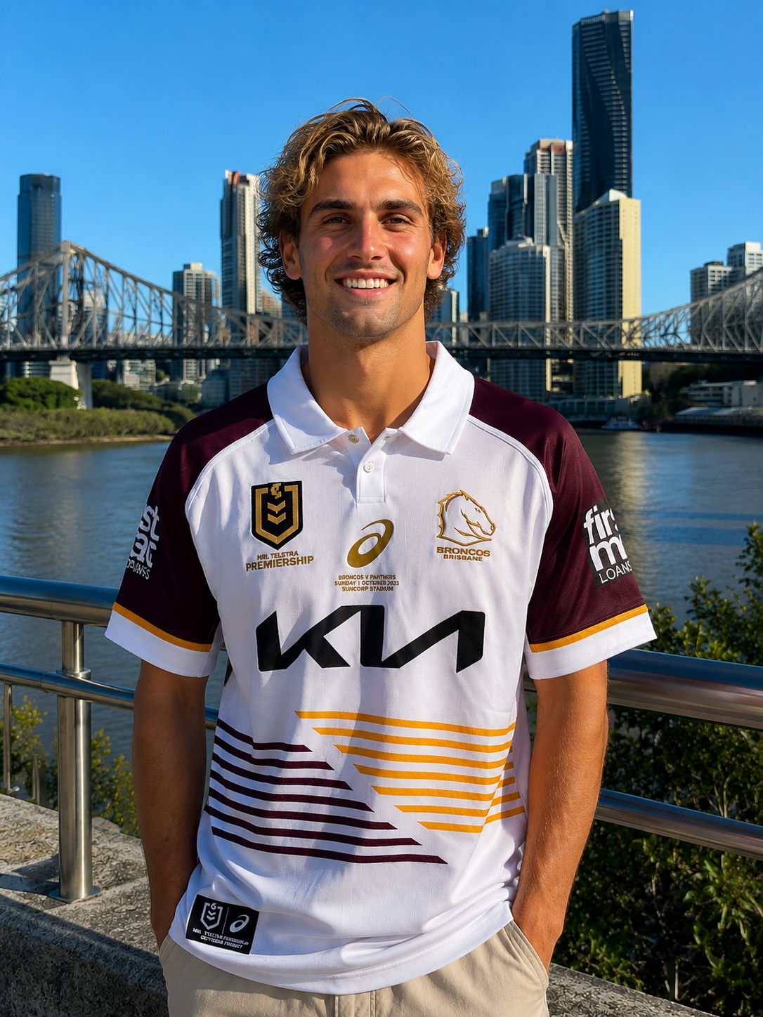 BRISBANE BRONCOS 2025 PREMIERSHIP JERSEY SPECIAL EDITION