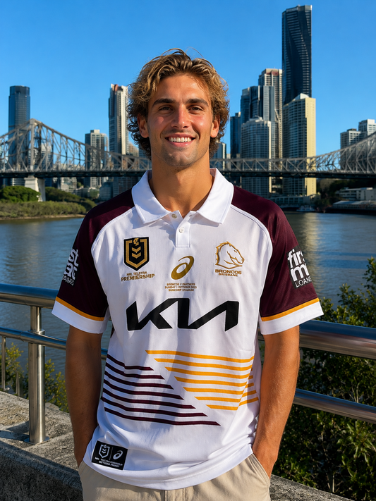 BRISBANE BRONCOS 2025 PREMIERSHIP JERSEY SPECIAL EDITION