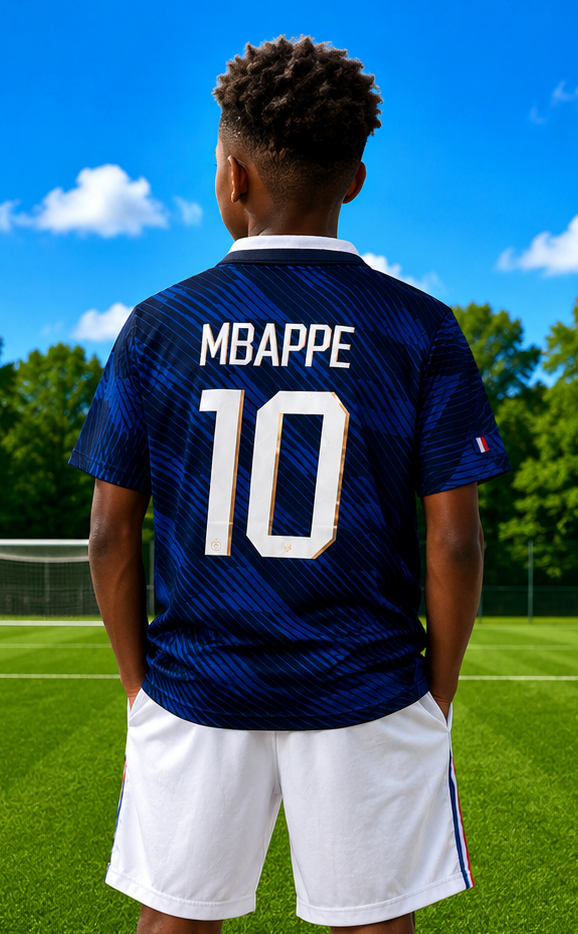 MBAPPE FRANCE HOME 2026 FIFA WORLD CUP KIDS SET