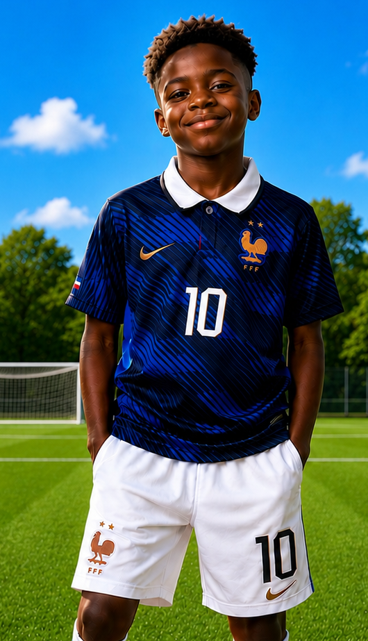 MBAPPE FRANCE HOME 2026 FIFA WORLD CUP KIDS SET