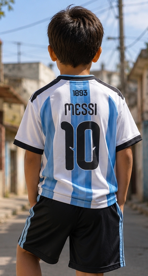 MESSI ARGENTINA 2026 FIFA HOME WORLD CUP KIDS SET