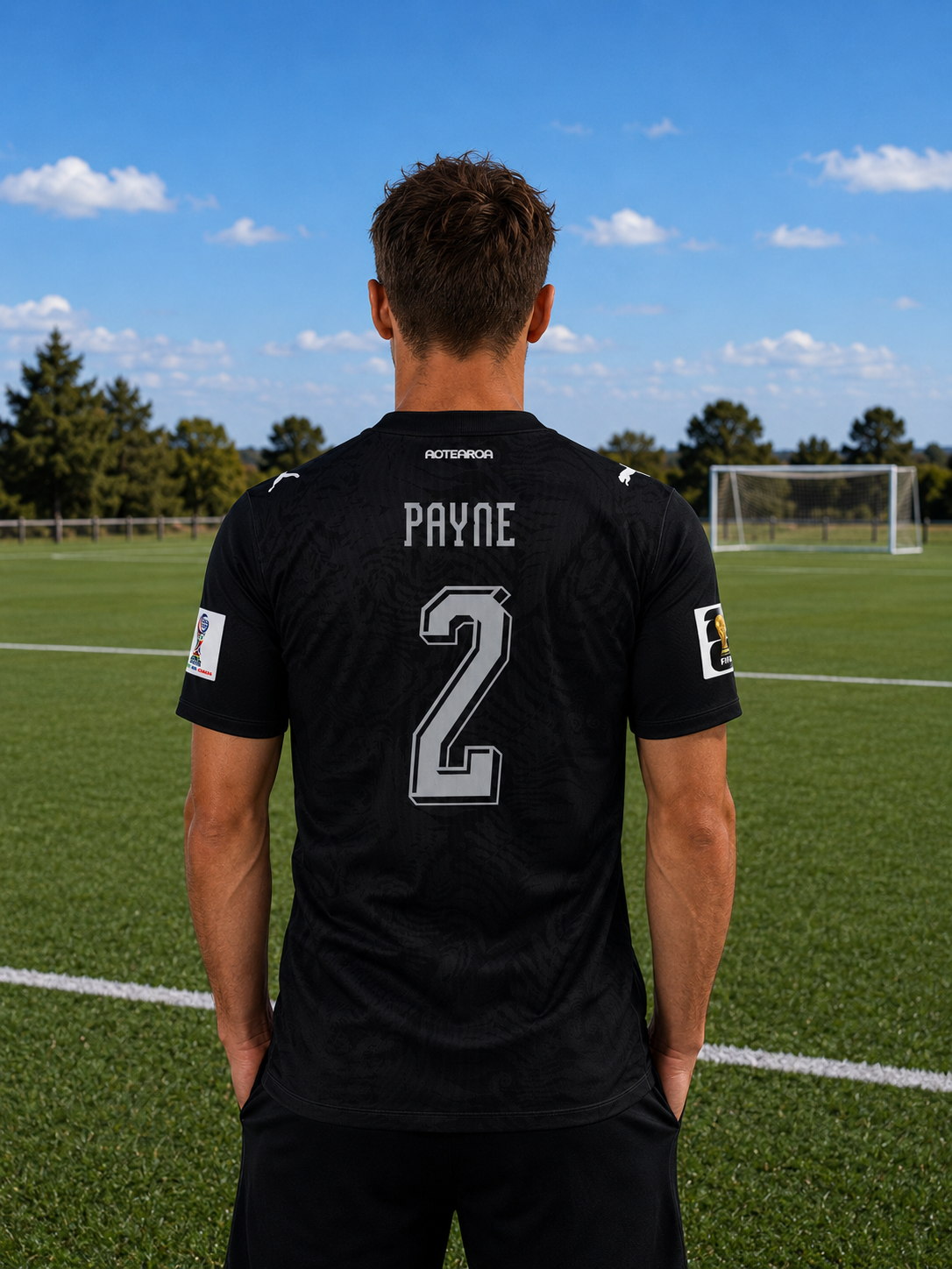 TIM PAYNE BLACK 2026 FIFA WORLD CUP JERSEY