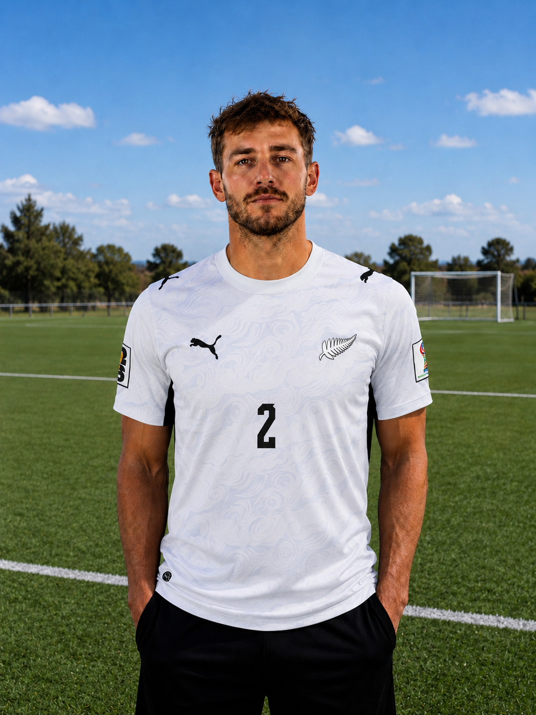 TIM PAYNE NEW ZEALAND ALL WHITES FIFA 2026 WORLD CUP JERSEY