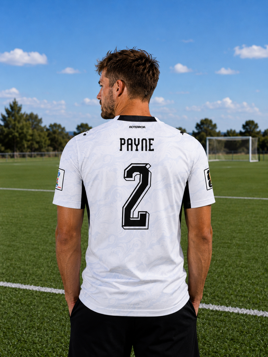 TIM PAYNE NEW ZEALAND ALL WHITES FIFA 2026 WORLD CUP JERSEY
