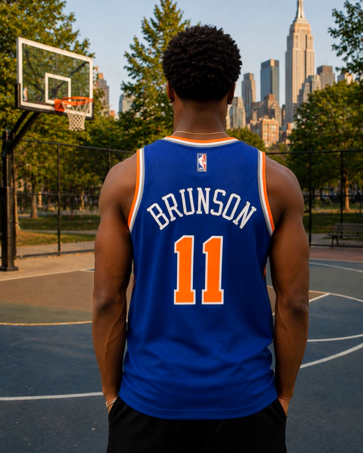 BRUNSON 11 NEW YORK KNICKS 2025/2026 NBA CHAMPIONSHIPS JERSEY