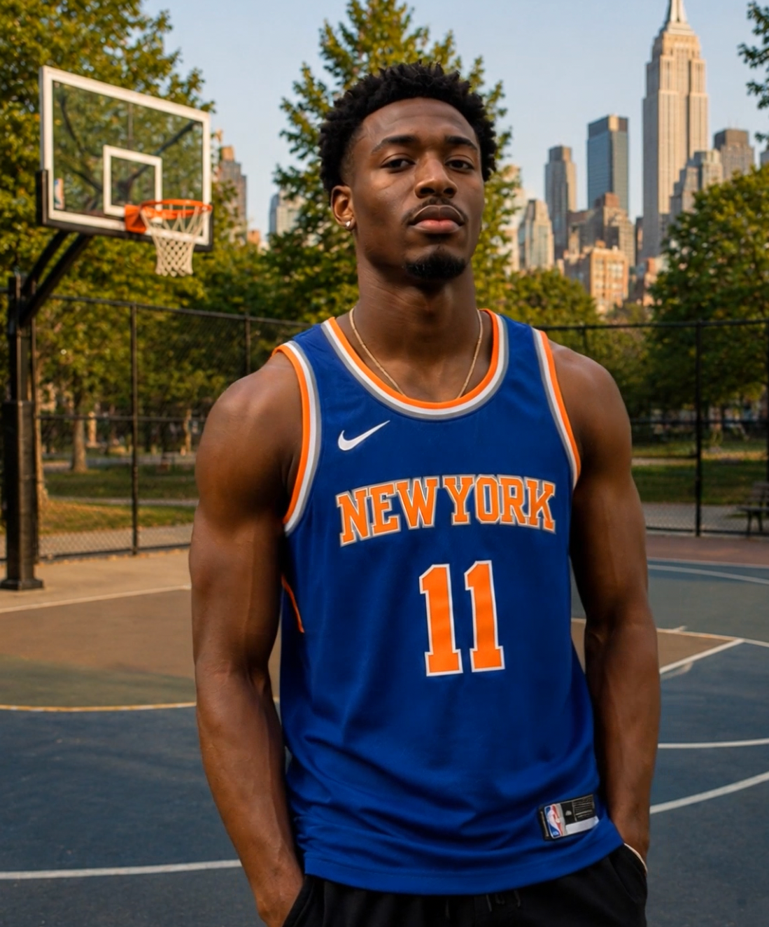 BRUNSON 11 NEW YORK KNICKS 2025/2026 NBA CHAMPIONSHIPS JERSEY