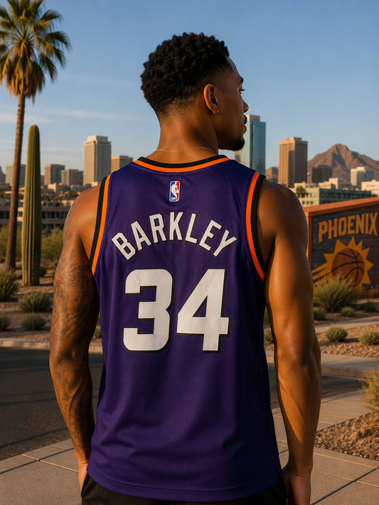 CHARLES BARKLEY PHOENIX SUN RETRO JERSEY